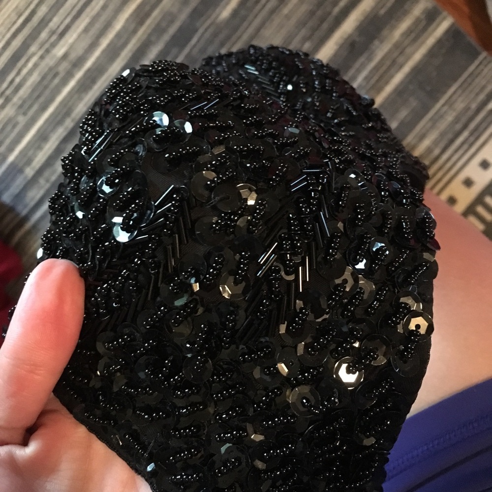 Sequin bra